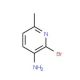 3-Amino-2-bromo-6-picoline (CAS 126325-53-9) - chemical structure image