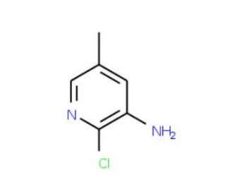 3-Amino-2-chloro-5-methylpyridine (CAS 34552-13-1) - chemical structure image