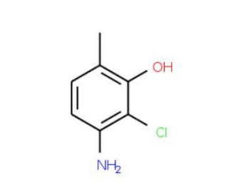 3-Amino-2-chloro-6-methylphenol (CAS 84540-50-1) - chemical structure image