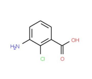 3-Amino-2-chlorobenzoic acid (CAS 108679-71-6) - chemical structure image
