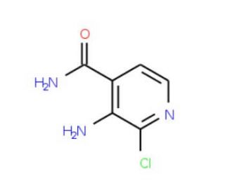 3-Amino-2-chloroisonicotinamide (CAS 342899-34-7) - chemical structure image