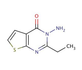 3-amino-2-ethylthieno[2,3-d]pyrimidin-4(3H)-one - chemical structure image