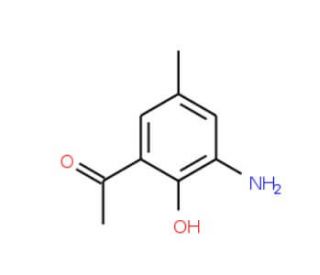 3-Amino-2-hydroxy-5-methyl acetophenone (CAS 70977-71-8) - chemical structure image