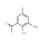 3-Amino-2-hydroxy-5-methyl acetophenone (CAS 70977-71-8) - chemical structure image