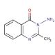 3-Amino-2-methyl-4(3H)quinazolinone (CAS 1898-06-2) - chemical structure image