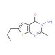 3-Amino-2-methyl-6-propylthieno-[2,3-d]pyrimidin-4(3H)-one - chemical structure image