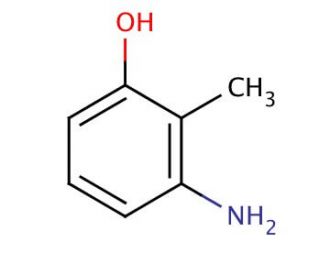 3-Amino-2-methylphenol (CAS 53222-92-7) - chemical structure image