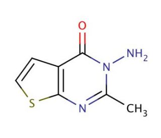 3-amino-2-methylthieno[2,3-d]pyrimidin-4(3H)-one - chemical structure image