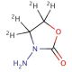 3-Amino-2-oxazolidinone-d4 (CAS 1188331-23-8) - chemical structure image