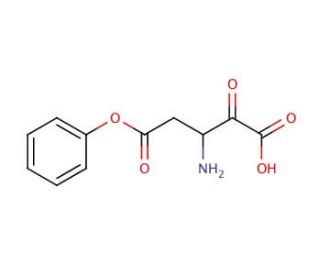 3-Amino-2-oxo-pentandioic acid monophenol ester - chemical structure image