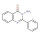 3-Amino-2-phenyl-4(3H)-quinazolinone (CAS 1904-60-5) - chemical structure image
