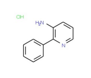 3-Amino-2-phenyl-pyridine hydrochloride (CAS 219121-62-7) - chemical structure image