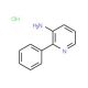 3-Amino-2-phenyl-pyridine hydrochloride (CAS 219121-62-7) - chemical structure image