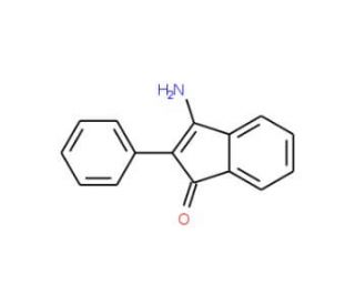 3-Amino-2-phenylindenone (CAS 1947-47-3) - chemical structure image