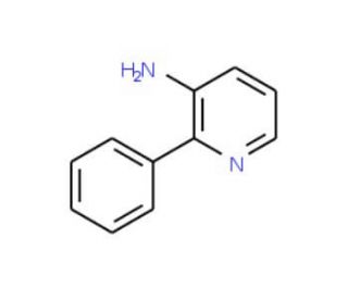 3-Amino-2-phenylpyridine (CAS 101601-80-3) - chemical structure image