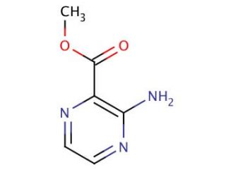 3-Amino-2-pyrazinecarboxylic Acid Methyl Ester (CAS 16298-03-6) - chemical structure image