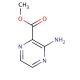 3-Amino-2-pyrazinecarboxylic Acid Methyl Ester (CAS 16298-03-6) - chemical structure image