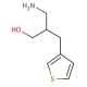 3-amino-2-(thien-3-ylmethyl)propan-1-ol (CAS 929974-90-3) - chemical structure image