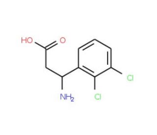 3-Amino-3-(2,3-dichlorophenyl)propanoic acid (CAS 117391-56-7) - chemical structure image