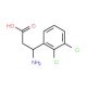 3-Amino-3-(2,3-dichlorophenyl)propanoic acid (CAS 117391-56-7) - chemical structure image