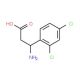 3-Amino-3-(2,4-dichlorophenyl)-propionic acid (CAS 152606-17-2) - chemical structure image