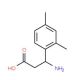 3-Amino-3-(2,4-dimethylphenyl)propanoic acid (CAS 117391-54-5) - chemical structure image