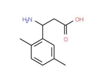 3-Amino-3-(2,5-dimethylphenyl)propanoic acid - chemical structure image