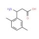 3-Amino-3-(2,5-dimethylphenyl)propanoic acid - chemical structure image