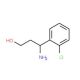 3-Amino-3-(2-chloro-phenyl)-propan-1-ol (CAS 21464-51-7) - chemical structure image