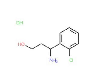 3-Amino-3-(2-chloro-phenyl)-propan-1-ol hydrochloride - chemical structure image