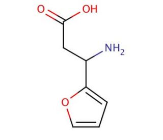 3-amino-3-(2-furyl)propanoic acid (CAS 73456-99-2) - chemical structure image