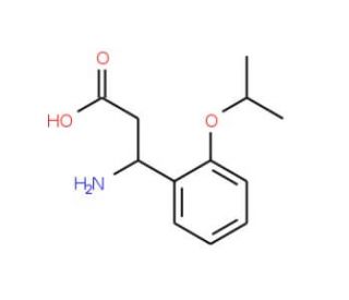 3-Amino-3-(2-isopropoxyphenyl)propanoic acid - chemical structure image