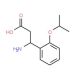 3-Amino-3-(2-isopropoxyphenyl)propanoic acid - chemical structure image
