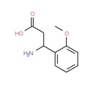 3-Amino-3-(2-methoxyphenyl)propanoic acid (CAS 103095-63-2) - chemical structure image