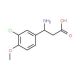3-Amino-3-(3-chloro-4-methoxy-phenyl)-propionic acid - chemical structure image