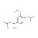 3-Amino-3-(3-ethoxy-4-isopropoxyphenyl)-propanoic acid - chemical structure image