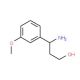 3-Amino-3-(3-methoxy-phenyl)-propan-1-ol - chemical structure image