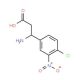 3-Amino-3-(4-chloro-3-nitrophenyl)propanoic acid - chemical structure image