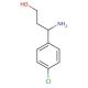 3-Amino-3-(4-chloro-phenyl)-propan-1-ol (CAS 68208-26-4) - chemical structure image