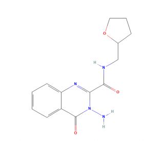 3-Amino-3,4-dihydro-4-oxo-N-[(tetrahydrofuran-2-yl)methyl]quinazoline-2-carboxamide (CAS 646497-34-9) - chemical structure im
