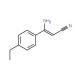 3-Amino-3-(4-ethylphenyl)acrylonitrile - chemical structure image