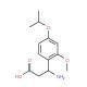 3-Amino-3-(4-isopropoxy-2-methoxyphenyl)-propanoic acid - chemical structure image