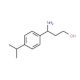 3-Amino-3-(4-isopropyl-phenyl)-propan-1-ol (CAS 955287-40-8) - chemical structure image