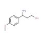 3-Amino-3-(4-methoxy-phenyl)-propan-1-ol (CAS 68208-24-2) - chemical structure image