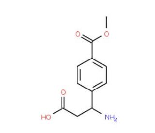 3-Amino-3-[4-(methoxycarbonyl)phenyl]-propanoic acid - chemical structure image