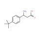 3-Amino-3-[4-(tert-butyl)phenyl]propanoic acid (CAS 282524-82-7) - chemical structure image