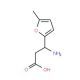 3-Amino-3-(5-methyl-2-furyl)propanoic acid (CAS 439121-19-4) - chemical structure image
