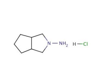 3-Amino-3-azabicyclo[3.3.0]octane hydrochloride (CAS 58108-05-7) - chemical structure image