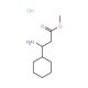 3-Amino-3-cyclohexyl-propionic acid methyl ester hydrochloride - chemical structure image