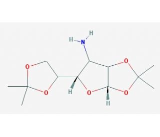 3-Amino-3-deoxy-1,2:5,6-di-O-isopropylidene-&alpha;-D-glucofuranose (CAS 24384-84-7) - chemical structure image